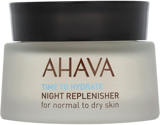 AHAVA Nachtcrème - Intensieve Hydratatie en Herstel | Voor Normaal tot Droge Huid | Anti Uitdroging | Gezichtscrème voor mannen & vrouwen | Moisturizer voor een droge huid & gezicht - 50ml