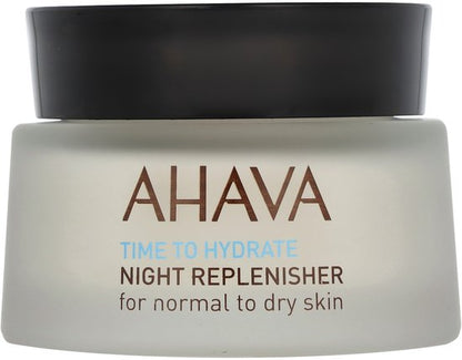 AHAVA Nachtcrème - Intensieve Hydratatie en Herstel | Voor Normaal tot Droge Huid | Anti Uitdroging | Gezichtscrème voor mannen & vrouwen | Moisturizer voor een droge huid & gezicht - 50ml
