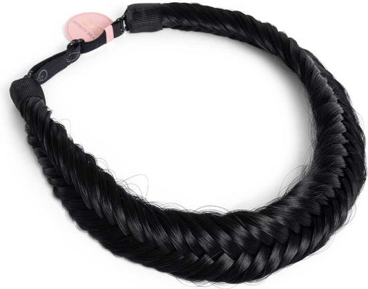 Infinity Braids - Jolie Fishtail Braid - Haarband - Haarband Dames - Haarbanden - Haarband Meisje - Jolie Onyx