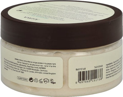 AHAVA Dode Zeezout Scrub | Gladmakend & Verkwikkend | Natuurlijke Exfoliatie | Gezichtsreiniger & Gezichtsscrub | Body Scrub voor mannen & vrouwen | 2