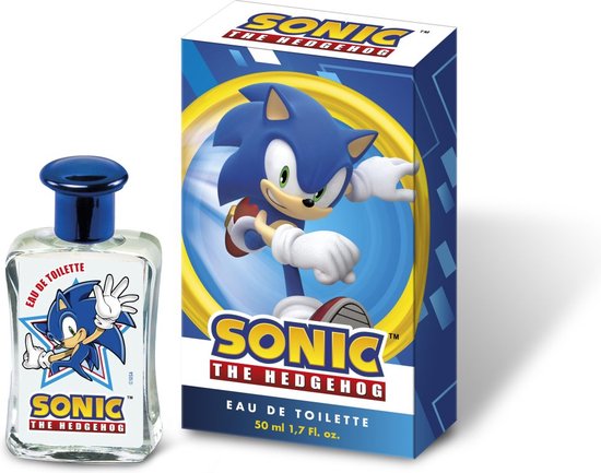 Lorenay Sonic The Hedgehog Parfum voor Kinderen Eau de Toilette 50ml