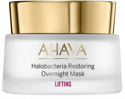 AHAVA Halobacteria Masker | Nachtelijk Huidherstel | Anti-Rimpel & Huidverhelderend | Anti-aging Gezichtsmasker | Gezichtsverzorging voor mannen & vro