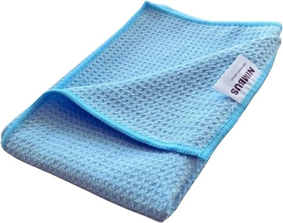 NIMBUS Magic Droogdoek - Droogdoek Badkamer / Auto / Ramen - 40x40cm - Unieke Wafelstructuur