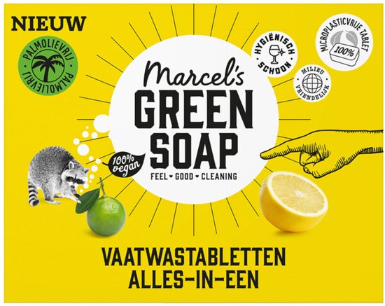 Marcel's Green Soap Vaatwastabletten Grapefruit & Limoen - 24 stuks