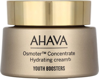 AHAVA Dode Zee Osmoter Crème | 24-Uurs Hydratatie | Blauw Licht Bescherming | Anti-rimpel Formule | Anti-Aging Dagcrème voor Mannen & Vrouwen | Moistu