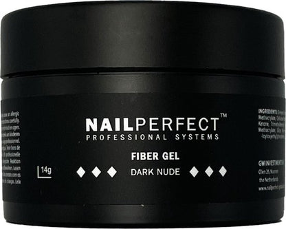 Nail Perfect - Fiber Gel - Dark Nude - 14gr