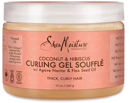 Shea Moisture Coconut & Hibiscus - Curling Gel Soufflé - 326 ml