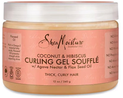 Shea Moisture Coconut & Hibiscus - Curling Gel Soufflé - 326 ml