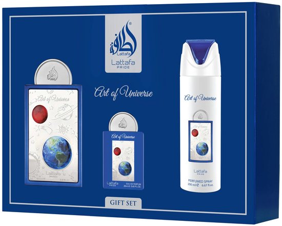 Lattafa Pride Art of Universe - Eau de parfum giftset met 100ml, 20ml en 200ml