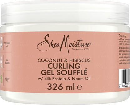 Shea Moisture Coconut & Hibiscus - Curling Gel Soufflé - 326 ml