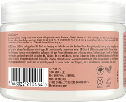 Shea Moisture Coconut & Hibiscus - Curling Gel Soufflé - 326 ml