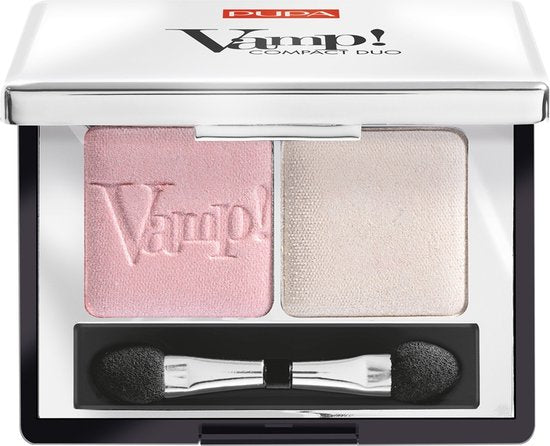 PUPA Milano Vamp! Compact Duo Oogschaduw 002 Pink Earth - 2,2 gr