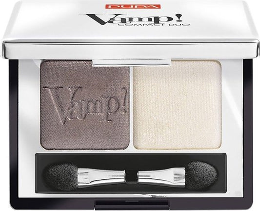 Pupa - Vamp! Compact Duo Eyeshadow - 008 Cream Taupe