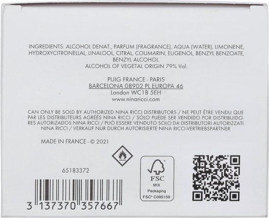 Nina Ricci Nina Eau de Toilette 50ML