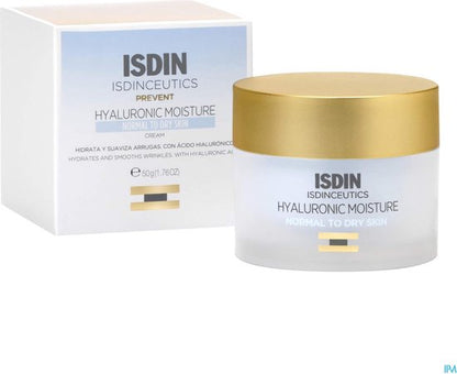 Isdin Isdinceutics Prevent Hyaluronic Moisture Dagcrème 50gr