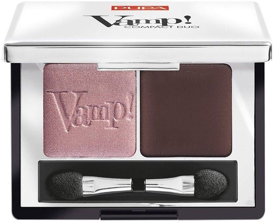 PUPA Milano Vamp! Compact Duo Oogschaduw 002 Pink Earth - 2,2 gr