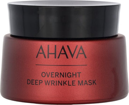 AHAVA Rimpel Nachtmasker | Intensieve Nachtelijke Verjonging | Anti-Rimpel & Anti-Aging | Herstelt Natuurlijk Huidherstel | Nachtcrème met Hyaluronzuu