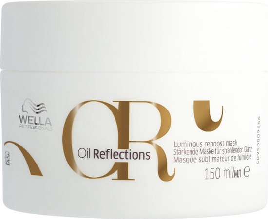 Herstellend Haar Masker Or Oil Reflections Wella Helderheid (150 ml)
