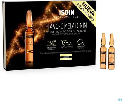 Herstellende Nachtserum Melatonin Isdin Isdinceutics C (30 uds) 2 ml