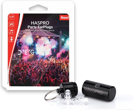 Haspro Party oordopjes I voor concerten, transparant