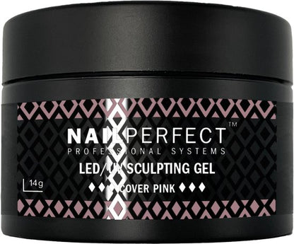 NailPerfect LED/UV Sculpting Gel Cover Pink - 14gr