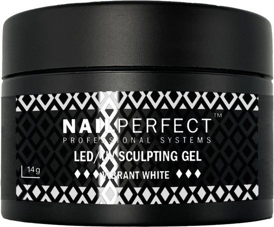 NailPerfect LED/UV Sculpting Gel Vibrant White - 14gr