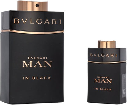 Bvlgari Man In Black Giftset - eau de parfum voor heren - 100ml + 15ml