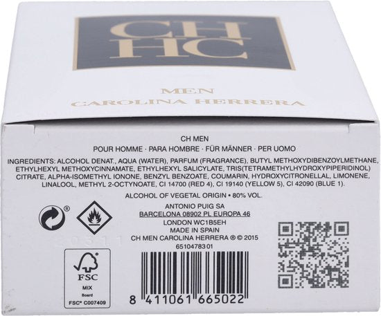 Carolina Herrera CH Men Eau de Toilette 100 ml