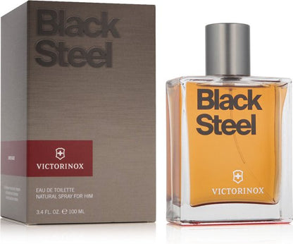 Herenparfum Victorinox EDT Black Steel 100 ml