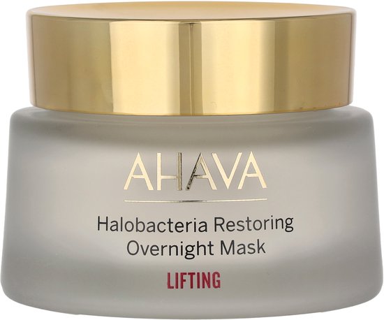 AHAVA Halobacteria Masker | Nachtelijk Huidherstel | Anti-Rimpel & Huidverhelderend | Anti-aging Gezichtsmasker | Gezichtsverzorging voor mannen & vro