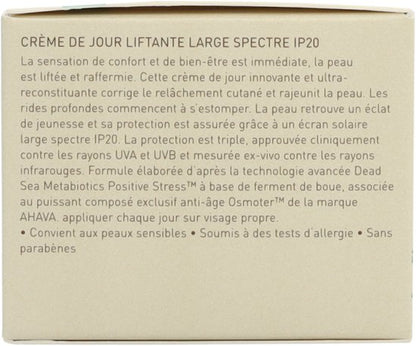 AHAVA Hydraterende Dagcreme | Lift & Verstevigt | Anti-Rimpel | SPF-20 Bescherming & hydraterend | Moisturizer voor een droge huid & gezicht | Anti-ag