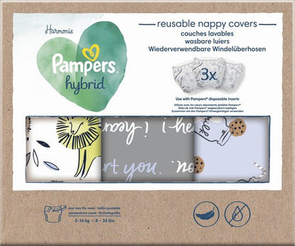 Pampers Harmonie Hybrid - Wasbare Luiers Voor Baby’s - 3 Wasbare Luiers