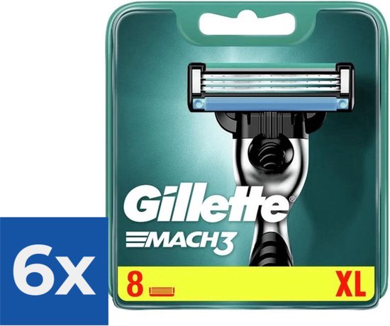 Gillette Mach 3 - 8 stuks - Scheermesjes (6x)