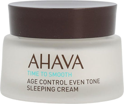 AHAVA voedende Nachtcréme – Voed de huid overnacht – Verheldert en egaliseert de huid – Verminderd fijne lijntjes en donkere kringen – VEGAN – Alcohol- en parabenenvrij – 50ml