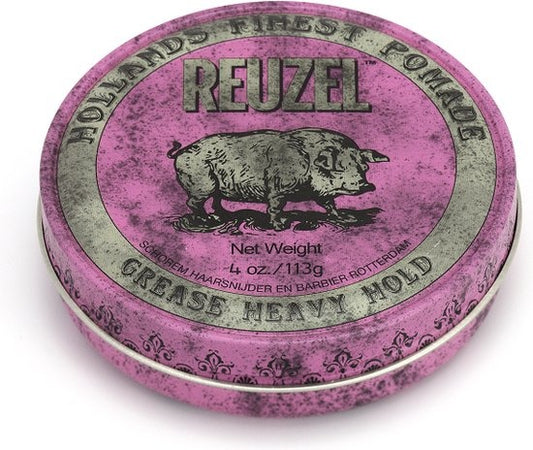 Reuzel Pig Pink Grease Heavy Hold Haarwax - 113g