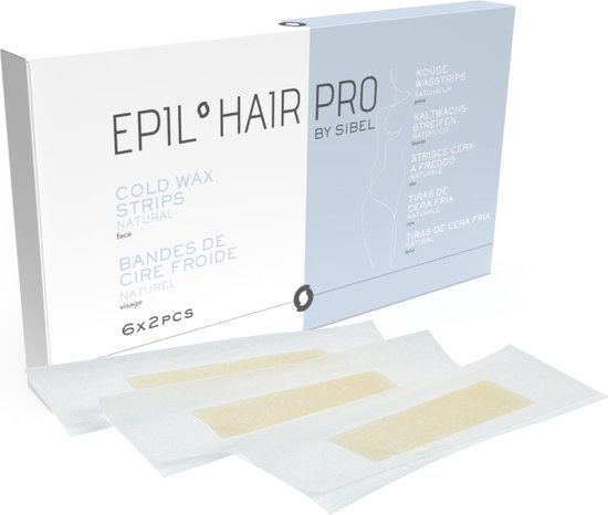 Sibel - Epileerstrips voor Koude Was - Gezicht - 6x2 Stuks