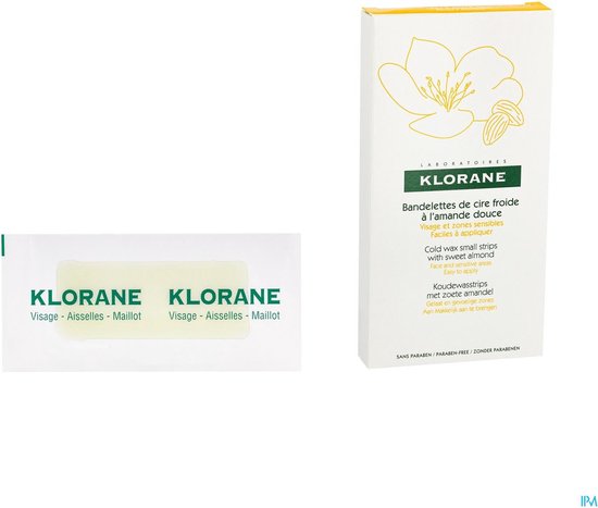 Ontharingspads Lichaam Klorane Zoete amandel (6 Onderdelen)