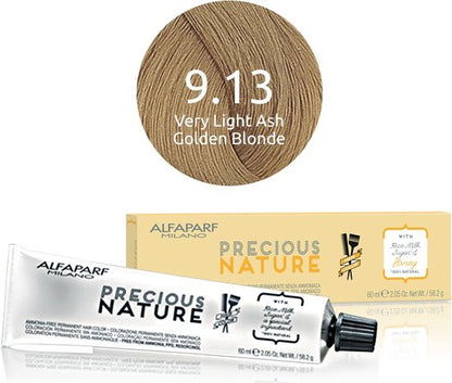 Alfaparf - Precious Nature - Ammonia-Free Permanent Hair Color - 9.13 - 60 ml