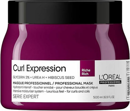 L’Oréal Professionnel - Curl Expression - Hydraterend Masker - Haarmasker voor krullend- of pluizend haar - 500 ml.