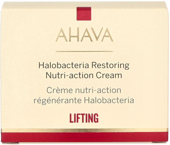 AHAVA Halobacteria Crème | Herstelt & Voedt Rijpere Huid | Anti-Rimpel & Verhelderend | Gezichtscreme voor mannen & vrouwen | Anti-aging Dagcreme | 50