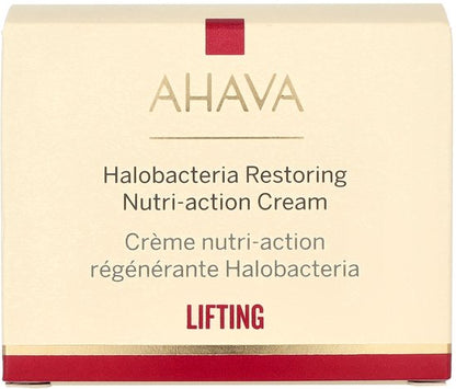 AHAVA Halobacteria Crème | Herstelt & Voedt Rijpere Huid | Anti-Rimpel & Verhelderend | Gezichtscreme voor mannen & vrouwen | Anti-aging Dagcreme | 50