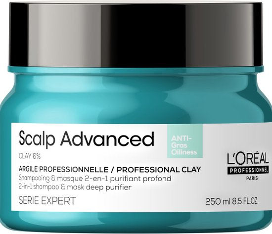 Scalp Advanced Anti-oiliness 2-in-1 Clay - Šampon + Maska Pro Mastnou Pokožku Hlavy
