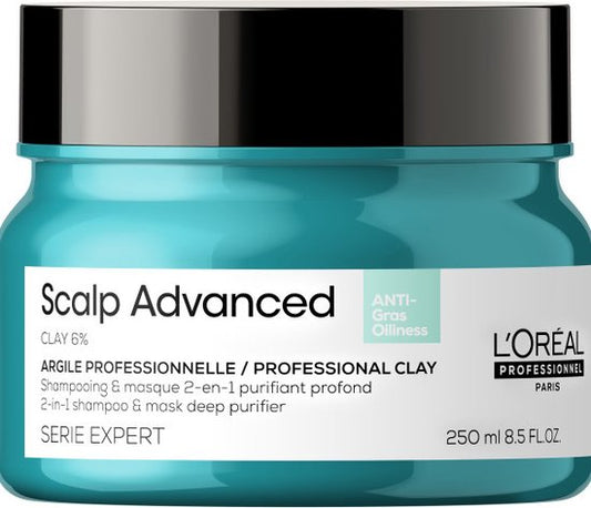 Scalp Advanced Anti-oiliness 2-in-1 Clay - Šampon + Maska Pro Mastnou Pokožku Hlavy