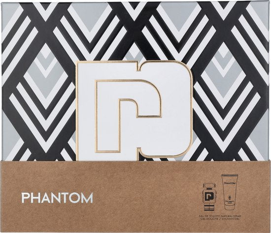 Paco Rabanne Phantom Giftset - 50 ml eau de toilette spray + 100 ml showergel - cadeauset voor heren