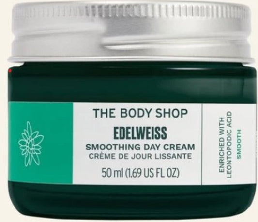 THE BODY SHOP / EDELWEISS - DAGCRÉME / 96% NATUURLIJKE INGREDIËNTEN / VEGAN / ANTIOXIDANT / FRISSE HUID / GESCHIKT VOOR GEVOELIGEHUID / 50ML