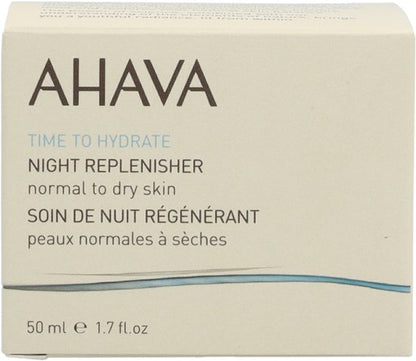 AHAVA Nachtcrème - Intensieve Hydratatie en Herstel | Voor Normaal tot Droge Huid | Anti Uitdroging | Gezichtscrème voor mannen & vrouwen | Moisturizer voor een droge huid & gezicht - 50ml