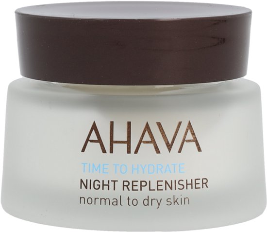 AHAVA Nachtcrème - Intensieve Hydratatie en Herstel | Voor Normaal tot Droge Huid | Anti Uitdroging | Gezichtscrème voor mannen & vrouwen | Moisturizer voor een droge huid & gezicht - 50ml