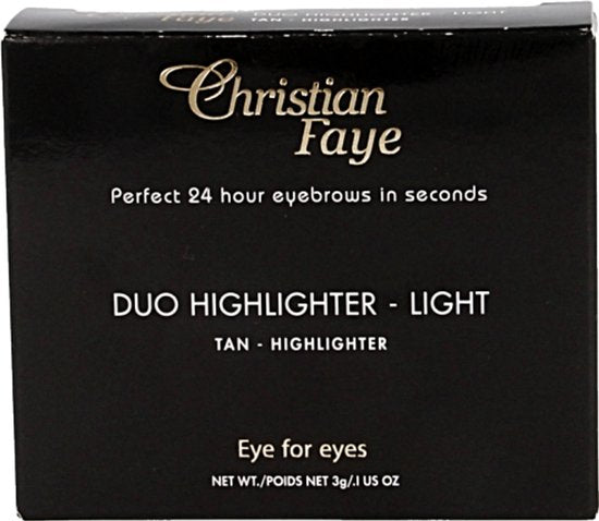 Christian Faye Duo Highlighter 3gr Wenkbrauwpoeder - Light