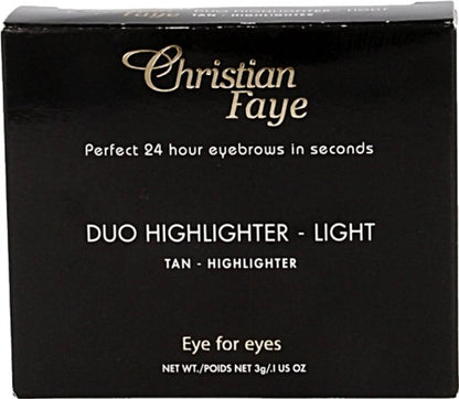 Christian Faye Duo Highlighter 3gr Wenkbrauwpoeder - Light