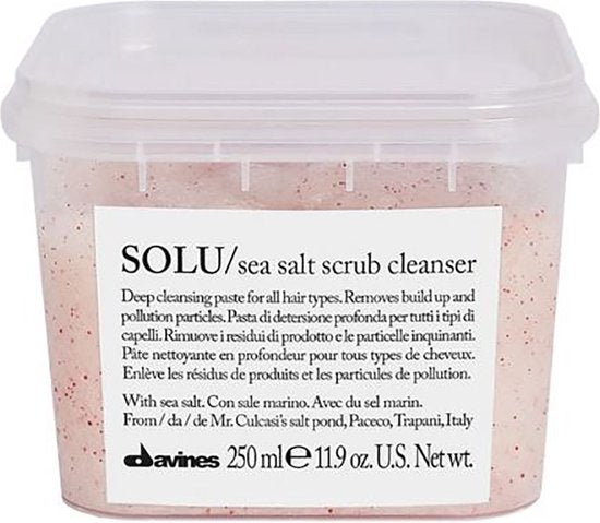 Davines SOLU Sea Salt Scrub Cleanser 250 ml